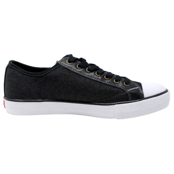 NWT Levi's Men's Stan Buck C Black Canvas Sneaker - Picture 4 of 5